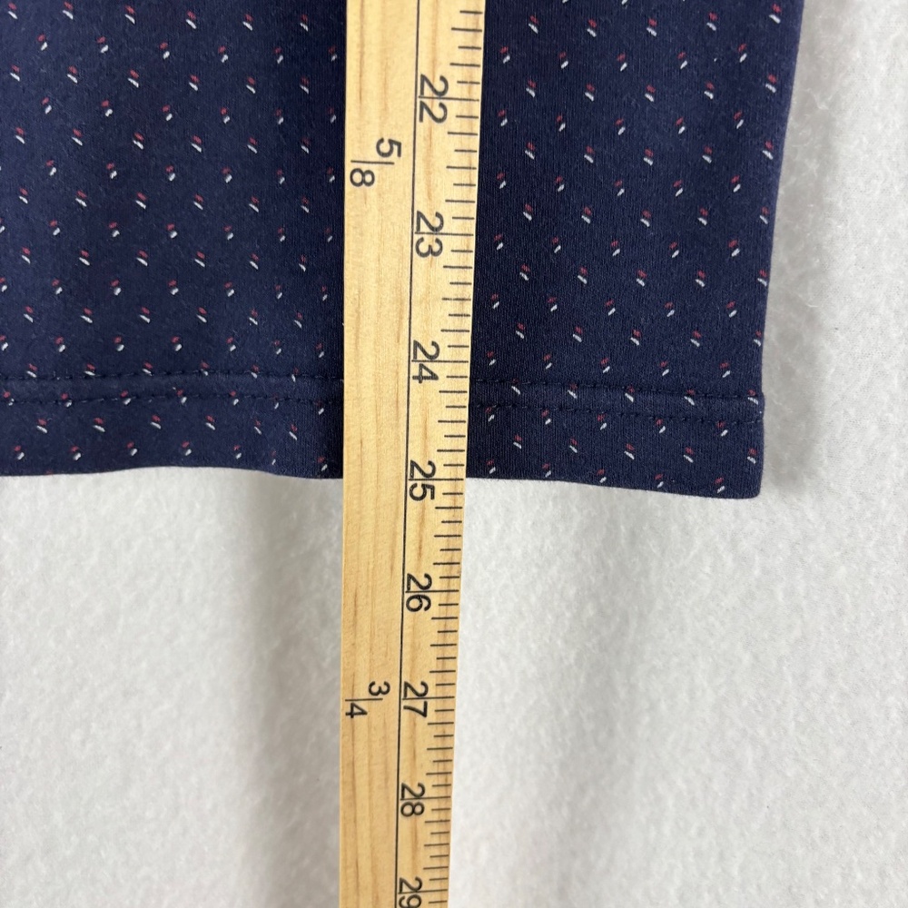 Banana Republic Dress Polo Shirt, Blue with White, Red Specks,  Men's, Size XL - Picture 10 of 11